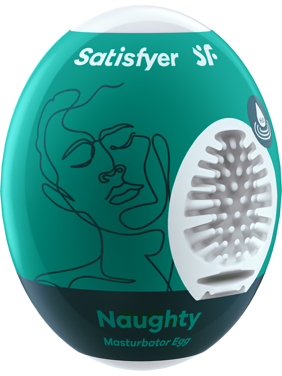 Satisfyer: Masturbator Egg Single, Naughty | Prostatastimulering | Intimast