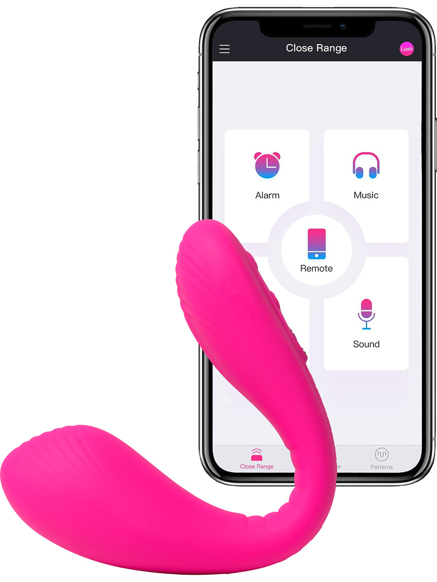 Lovense: Dolce, Bluetooth Adjustable Dual Vibrator | Bondage Kit | Intimast