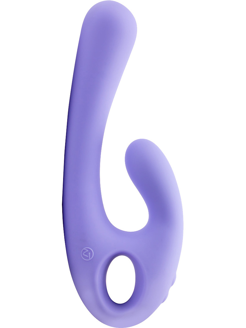 Nomi Tang: Flex Bi, Bendable Dual Vibrator, lila | G-punktsvibrator | Intimast