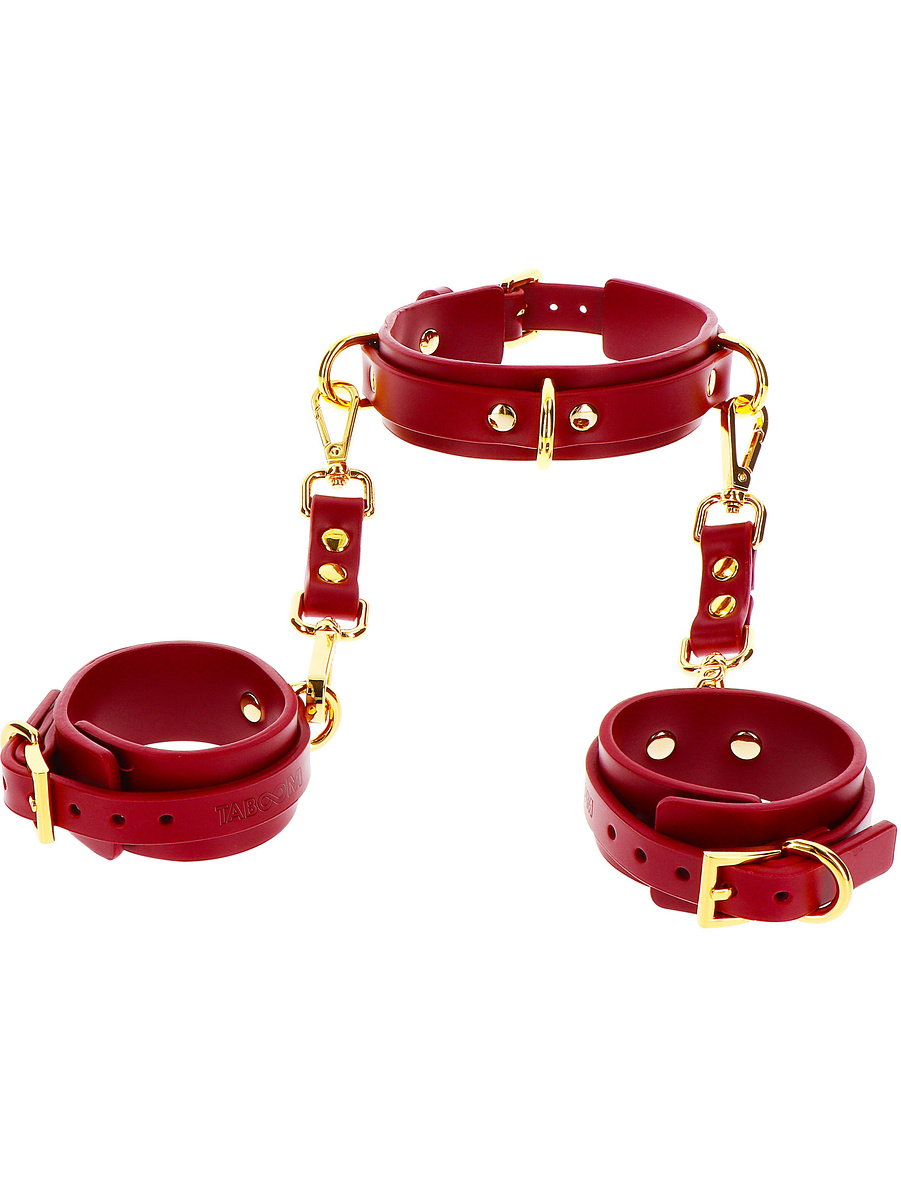 Taboom Luxury: D-Ring Collar Deluxe & Wrist Cuffs | Analpluggar | Intimast