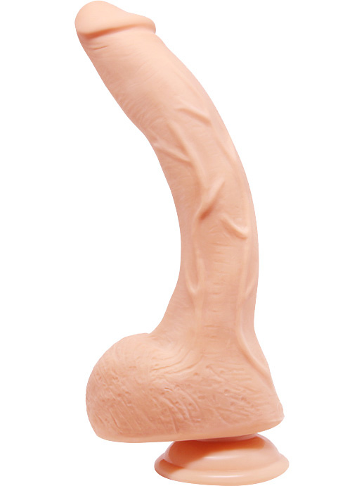 Beautiful Jack: Realistisk Dildo med Sugpropp, 27 cm