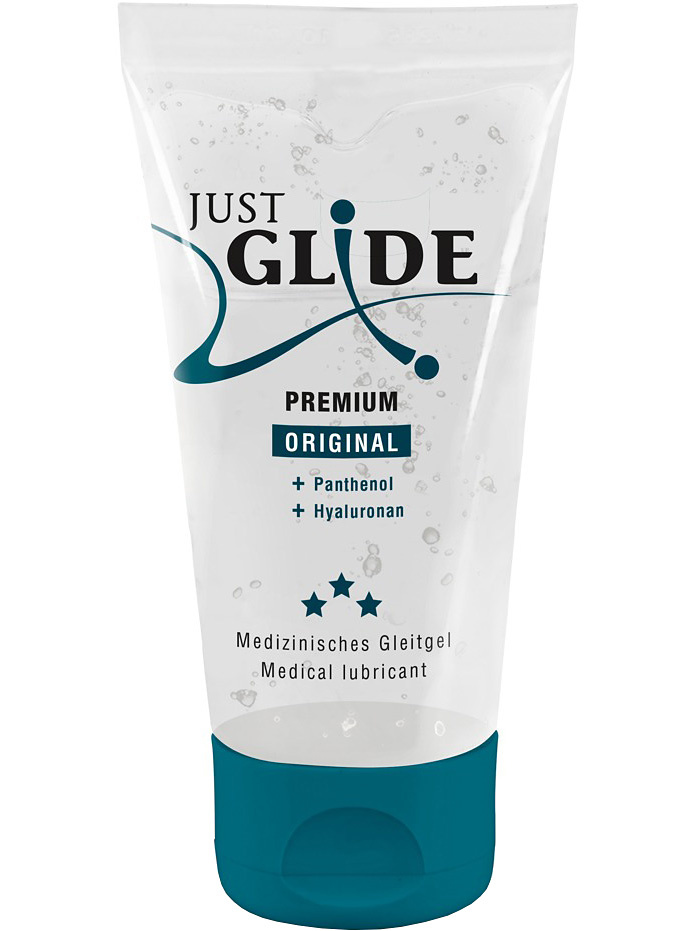Just Glide: Premium Original Glidmedel, 50 ml | Analpluggar | Intimast