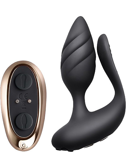 Rocks-Off: Cocktail Parvibrator, svart | Analleksaker | Intimast