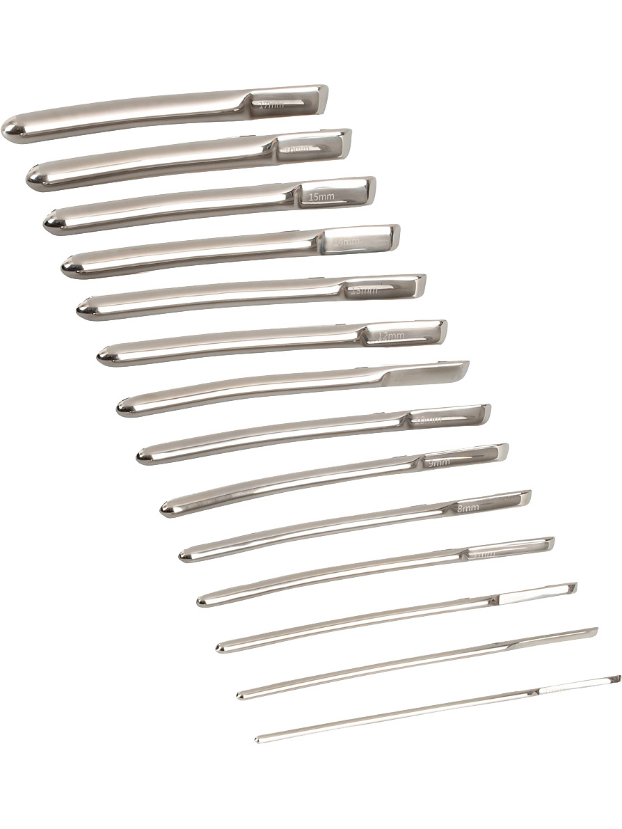 PenisPlug: 14-Piece Dilator Set, 4 - 17 mm | Onanileksaker | Intimast