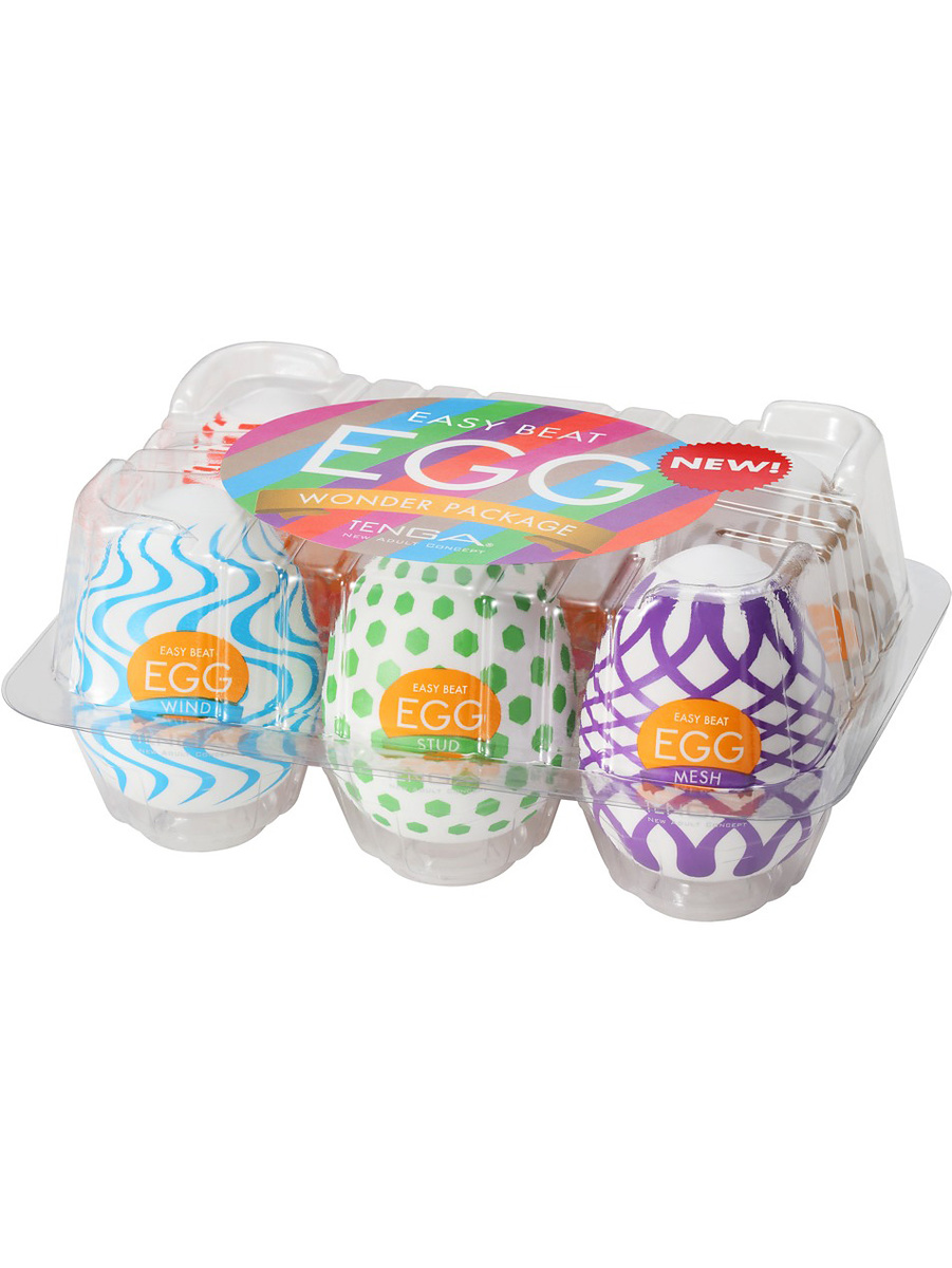 Tenga: Easy Beat Egg, Wonder Package, 6-pack | Exklusiv Vibrator | Intimast