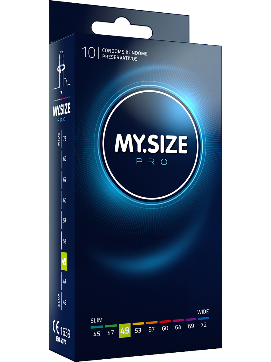 My.Size Pro: Kondomer 49mm, 10-pack | Analpluggar | Intimast