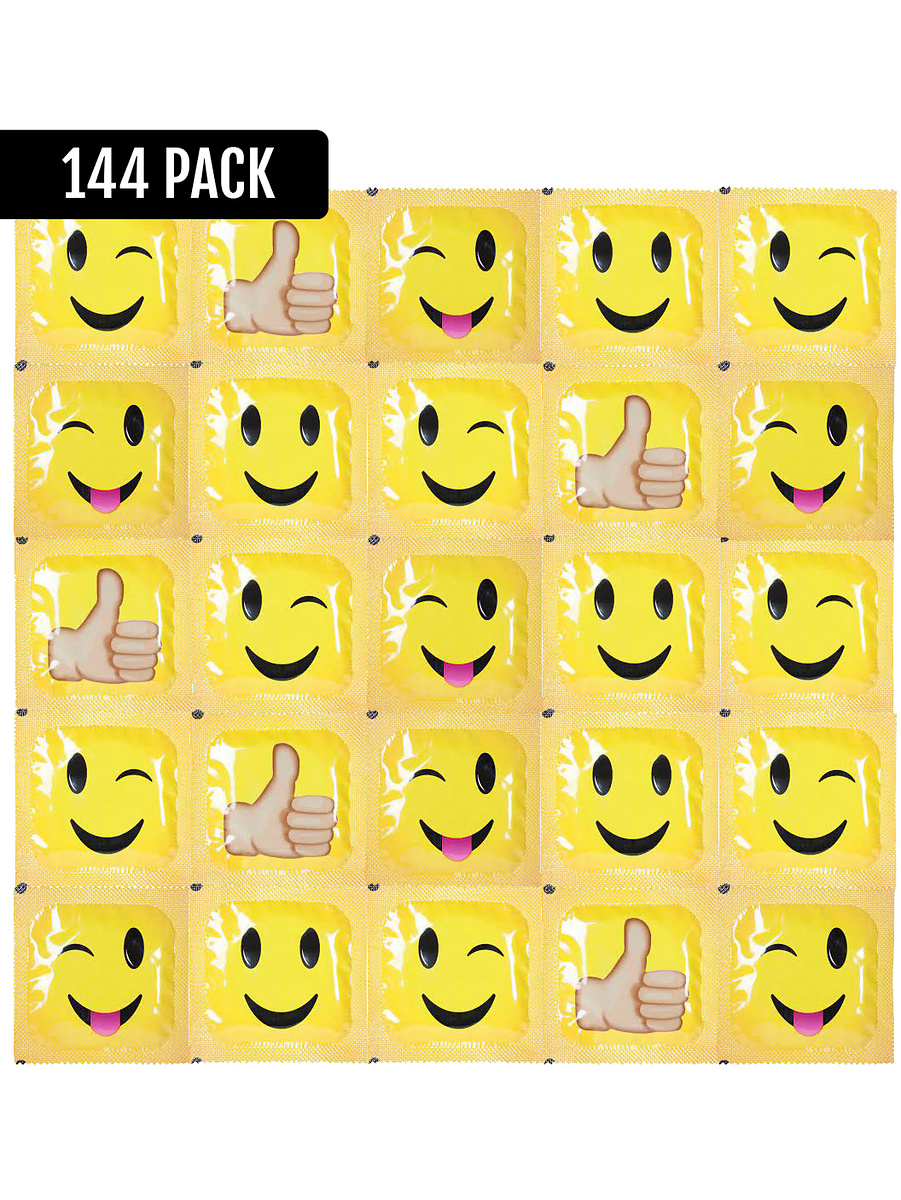 Pasante Smiley: Kondomer, 144-pack