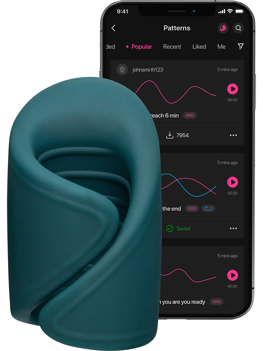 Lovense: Gush, Bluetooth Glans Massager | Fetish Leksaker | Intimast