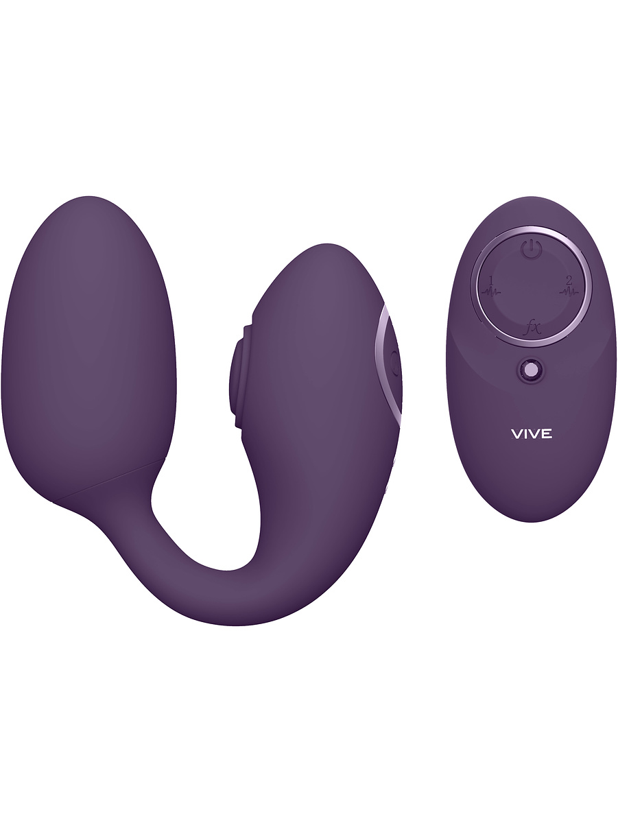 Vive: Aika, Double-Action Vibrating Love Egg, lila | Analleksaker | Intimast