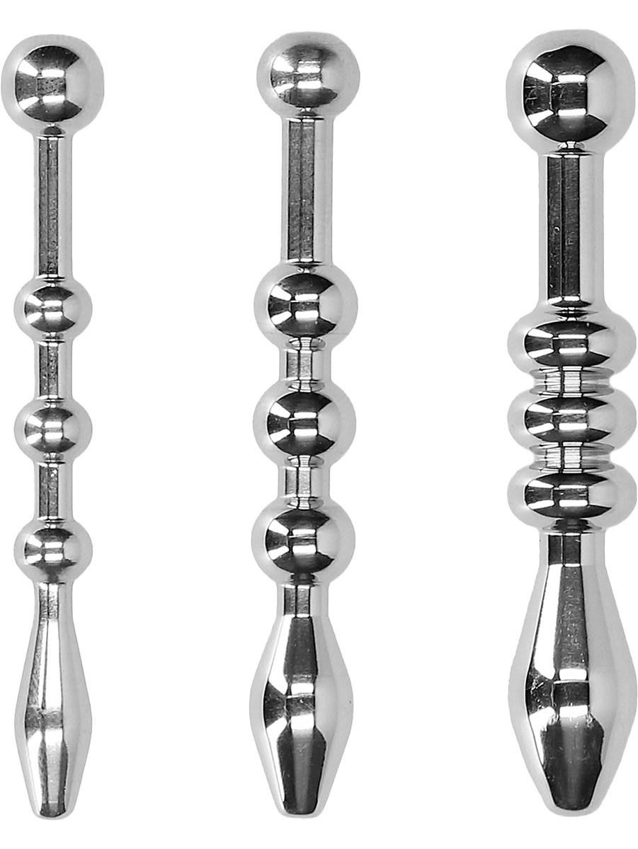 Ouch!: Urethral Sounding, Stainless Steel Plug Set | Strap-ons | Intimast