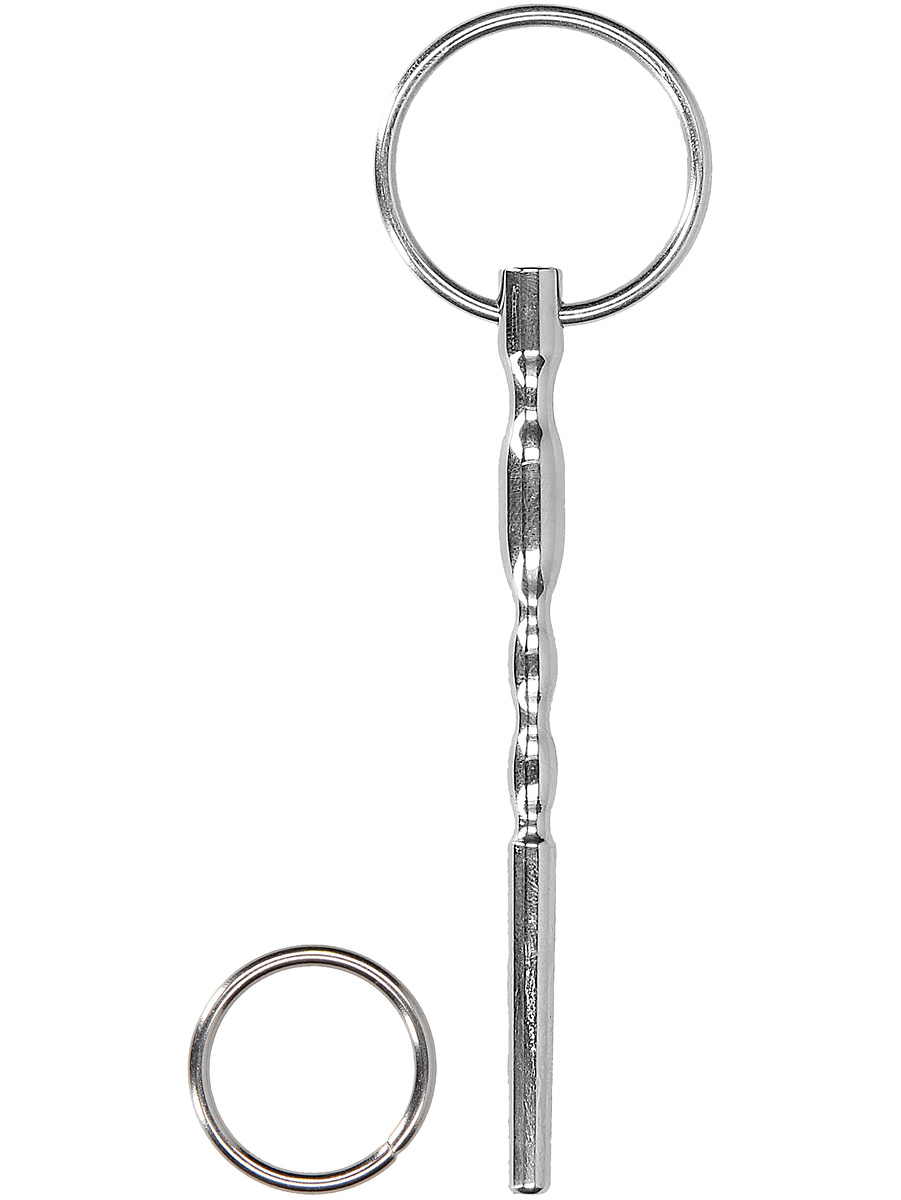 Ouch!: Urethral Sounding, Steel Plug with Ring, 7.5 mm