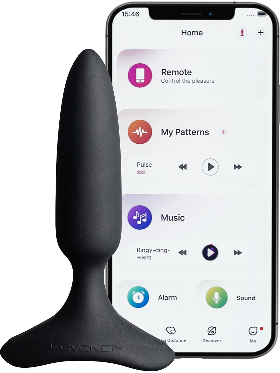 Lovense: Hush 2, Bluetooth Butt Plug, XS (25 mm) | Klitorisvibrator | Intimast