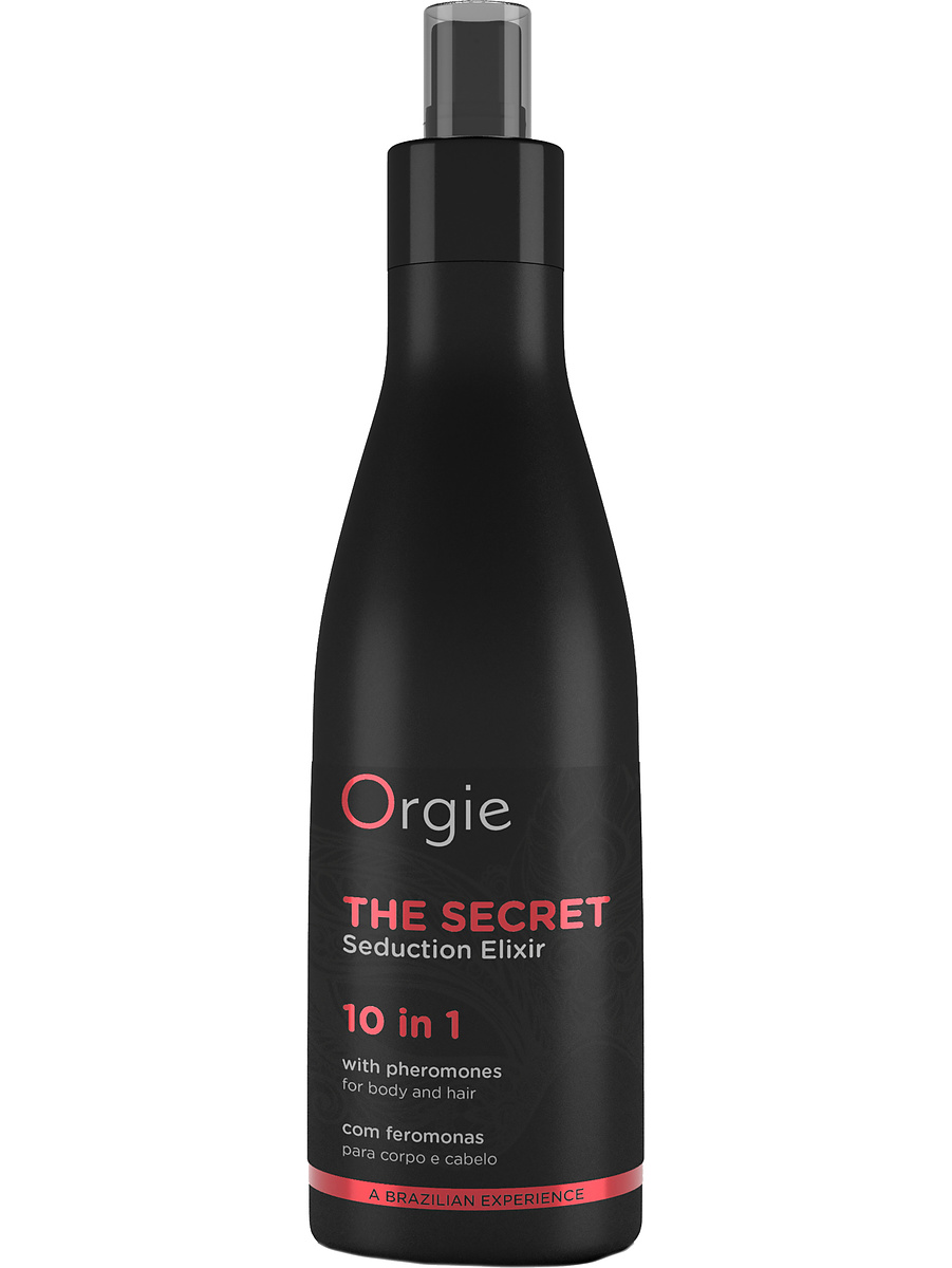 Orgie: The Secret, Seduction Elixir 10 in 1, 200 ml | Dildo med Sugpropp | Intimast
