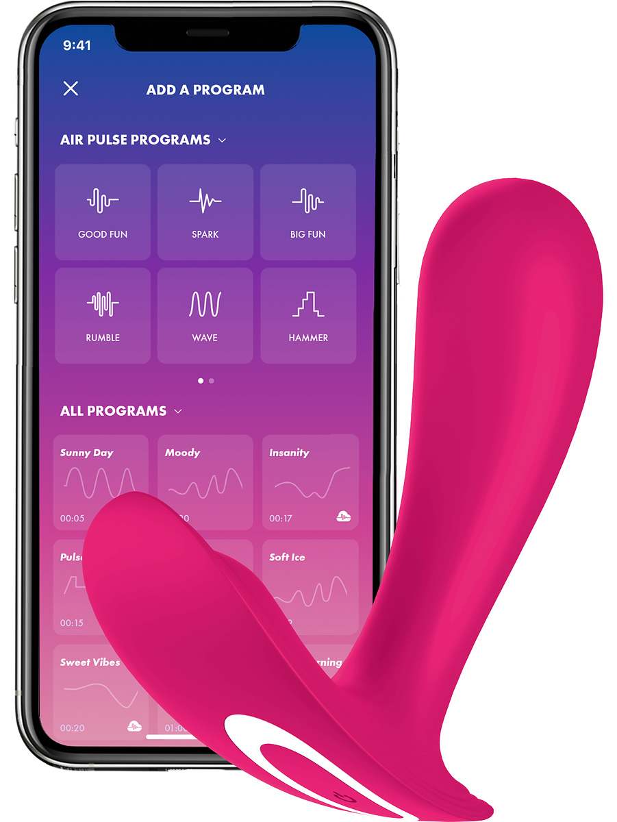 Satisfyer Connect: Top Secret, Wearable Vibrator, rosa