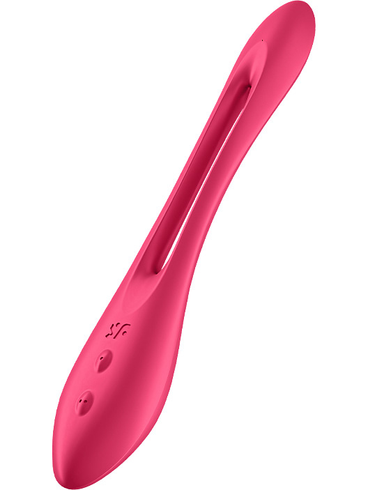 Satisfyer: Elastic Joy, Multi Vibrator, röd