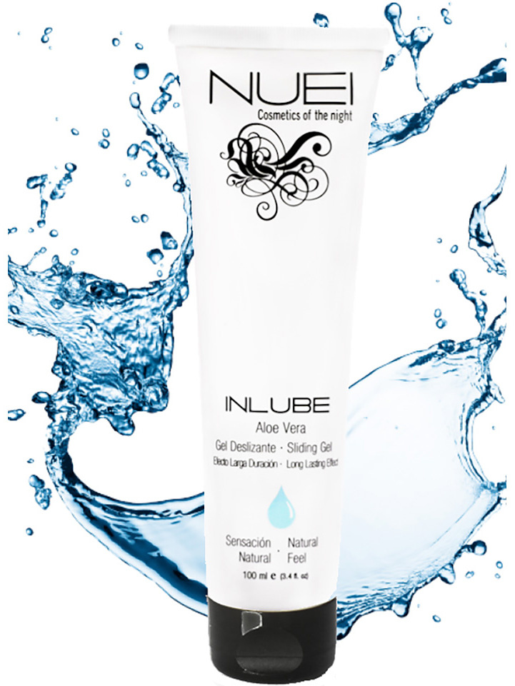 Nuei: Inlube Natural Feel, Aloe Vera Sliding Gel, 100 ml