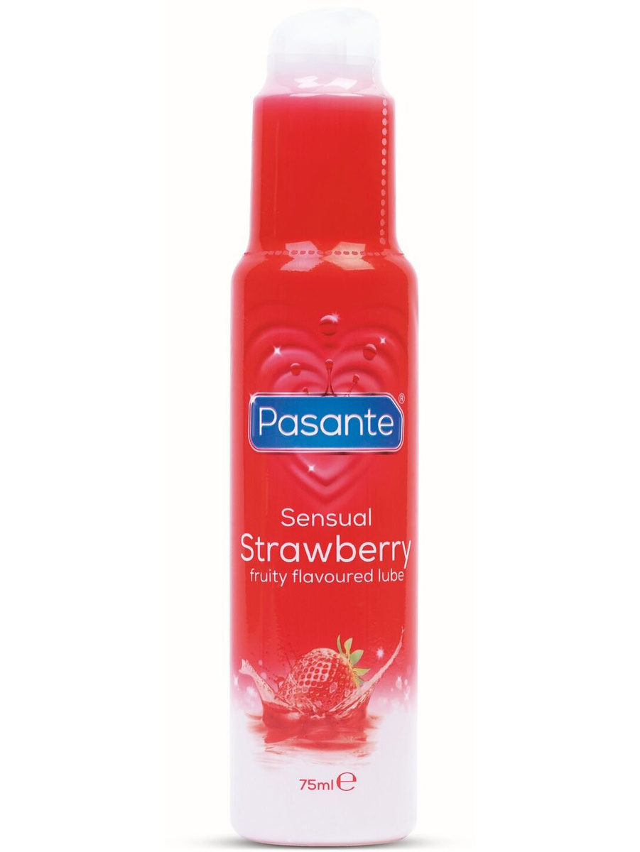 Pasante: Sensual Strawberry, Fruity Flavoured Lube, 75 ml