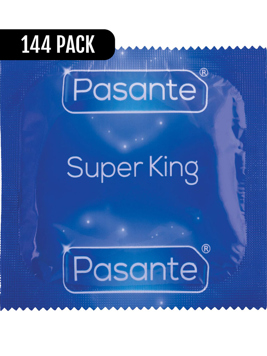 Pasante Super King: Kondomer, 144-pack | Rabbitvibrator | Intimast