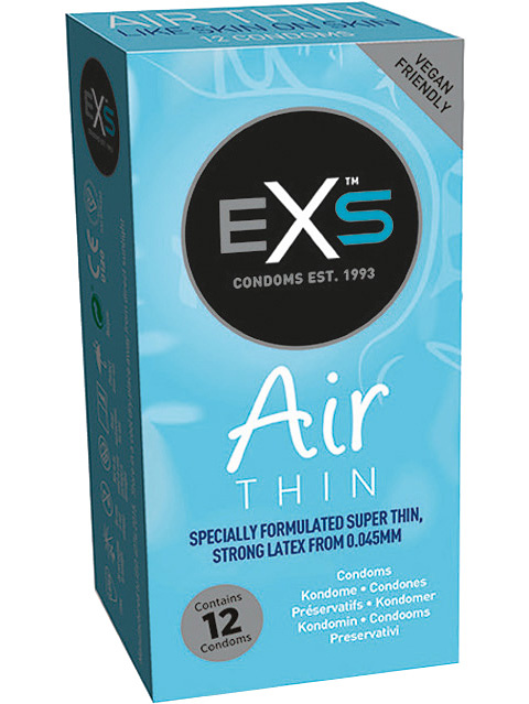 EXS Air Thin: Kondomer, 12-pack | Stor Dildo | Intimast