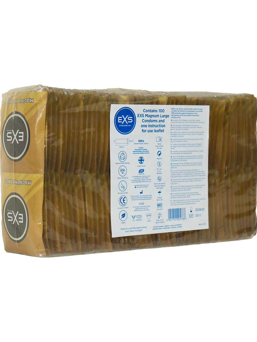 EXS Magnum Large: Kondomer, 100-pack | Kondomer | Intimast