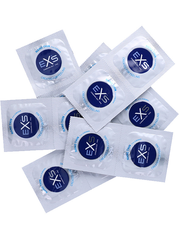 EXS Nano Thin: Kondomer, 100-pack | Analpluggar | Intimast