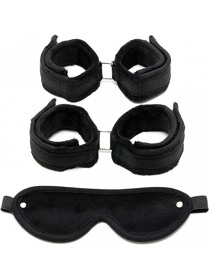Rimba: Soft Bondage Set, Cuffs & Blindfold |  | Intimast