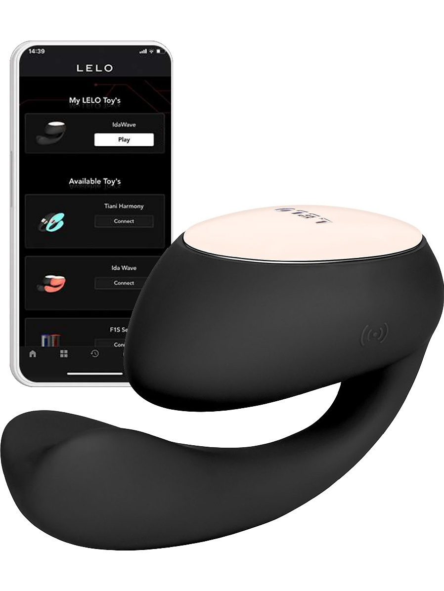 LELO: Ida Wave, Dual Stimulation Massager, svart |  | Intimast