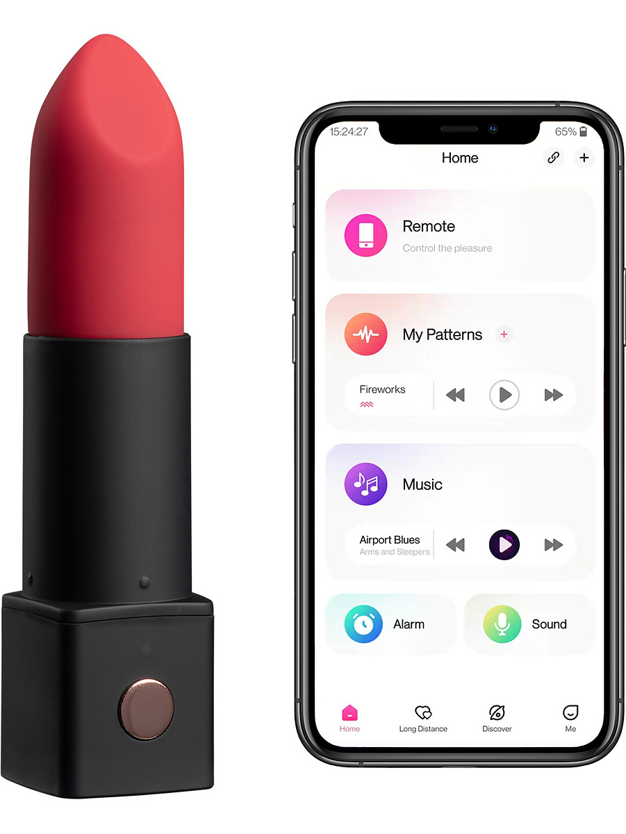 Lovense: Exomoon, Bluetooth Mini Lipstick Vibrator