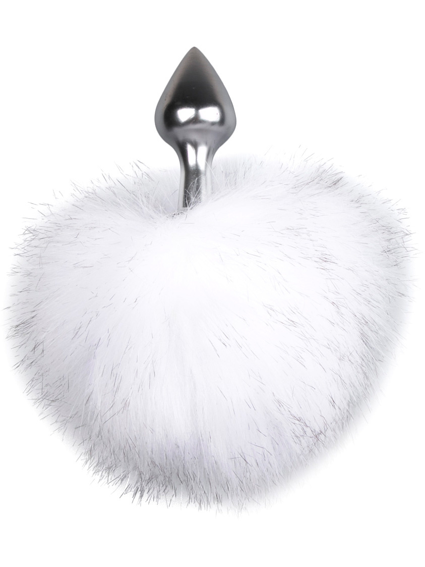 EasyToys: Bunny Tail Plug No. 1, silver/vit |  | Intimast