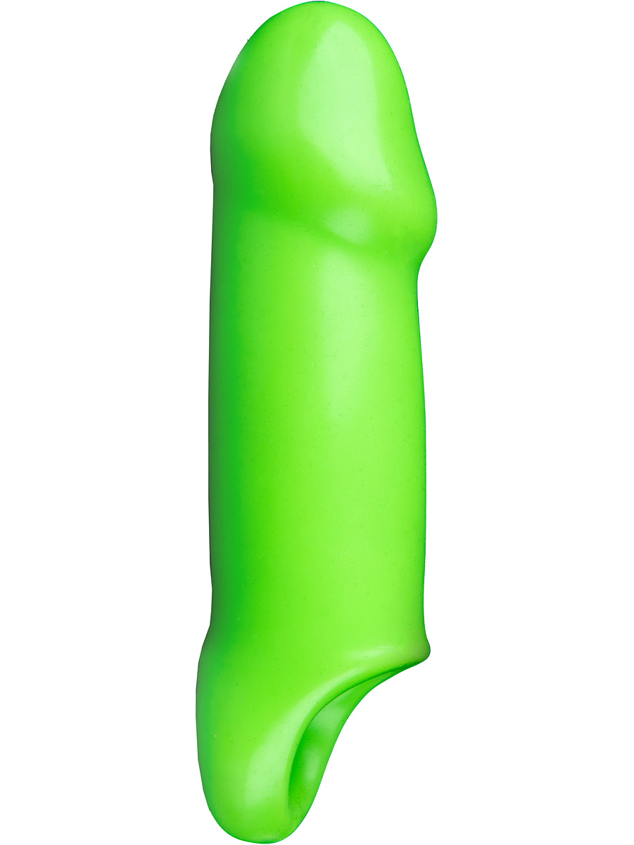 Ouch! Glow in the Dark: Smooth Thick Stretchy Penis Sleeve