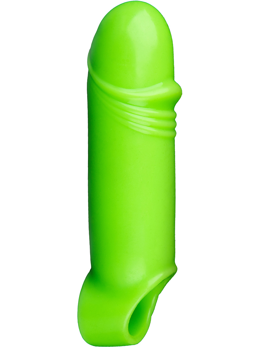 Ouch! Glow in the Dark: Smooth Thick Stretchy Penis Sleeve |  | Intimast