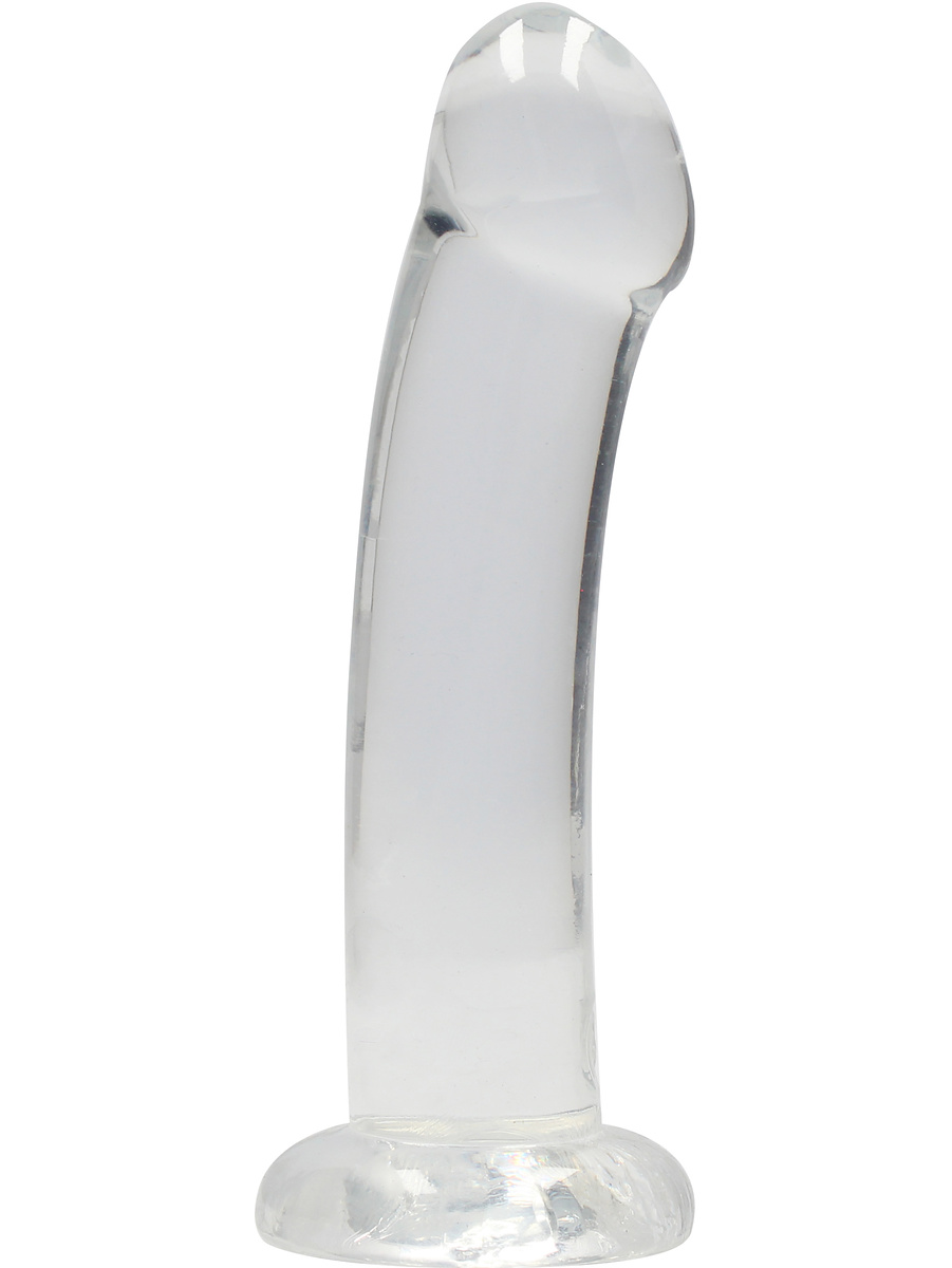 RealRock: Crystal Clear Non Realistic Dildo, 17 cm |  | Intimast