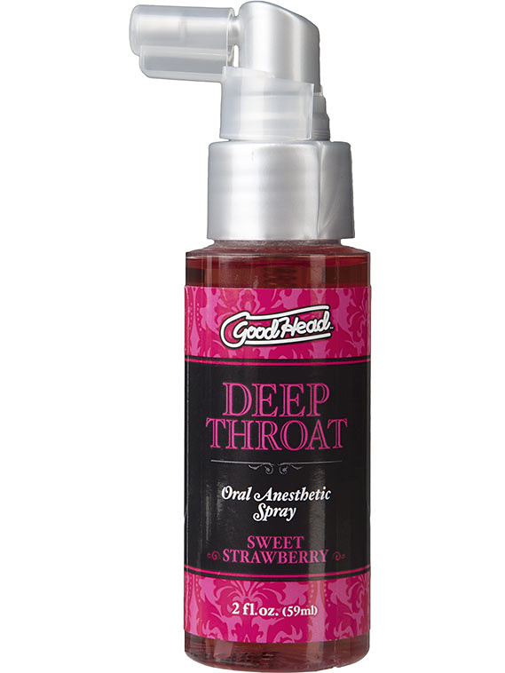 GoodHead: Deep Throat Spray, Sweet Strawberry, 59 ml