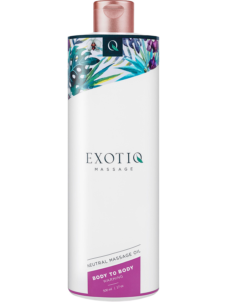 Exotiq: Neutral Massage Oil, Body to Body Warming, 500 ml