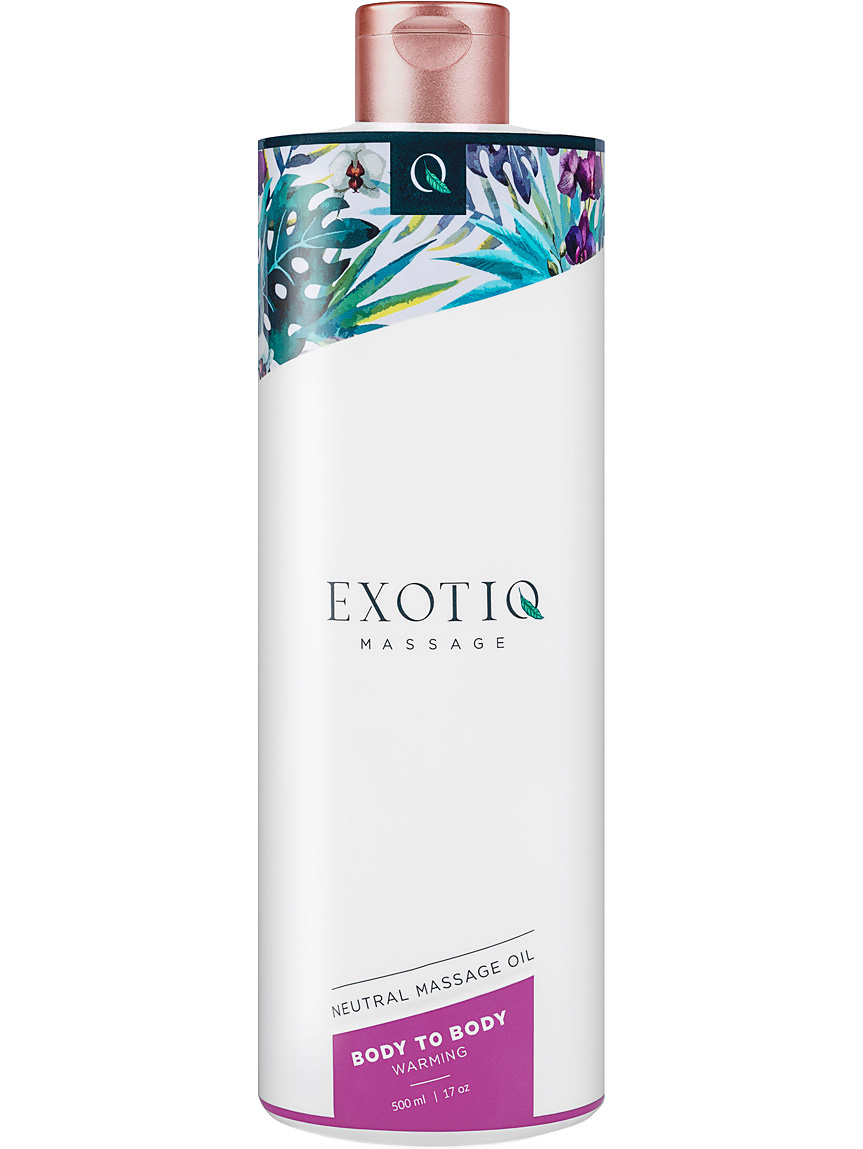 Exotiq: Neutral Massage Oil, Body to Body Warming, 500 ml |  | Intimast