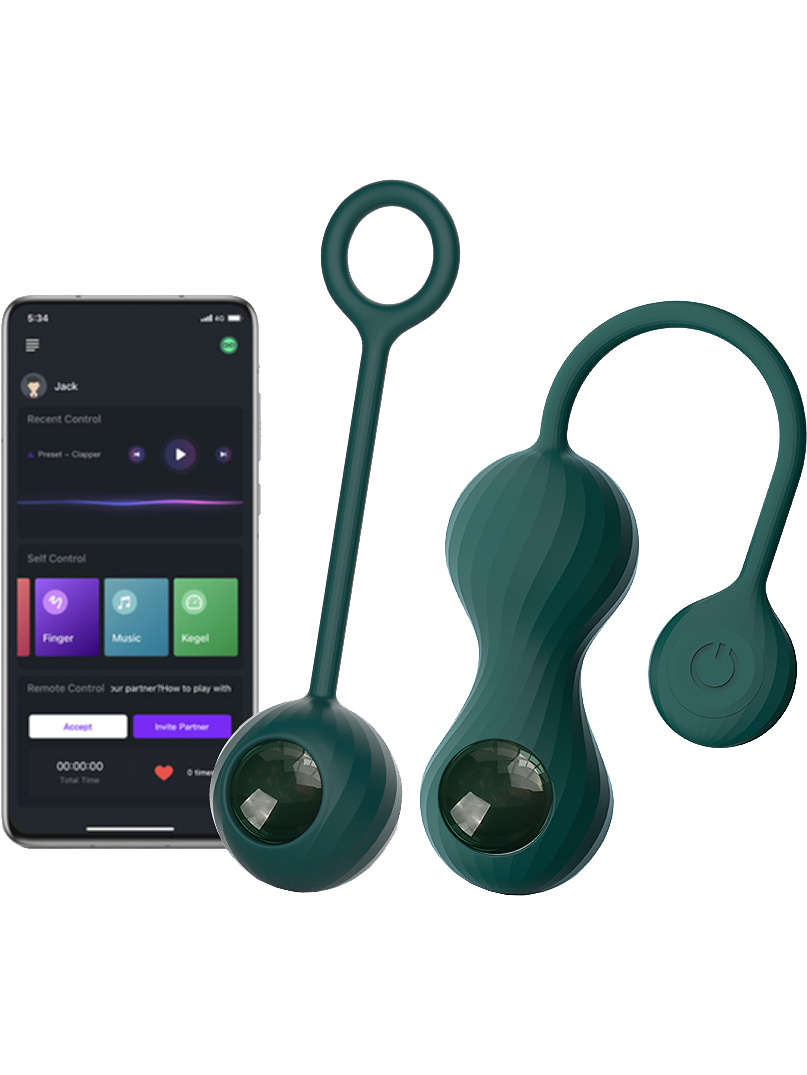 Magic Motion: Crystal Duo, App-Controlled Kegel Vibrator |  | Intimast