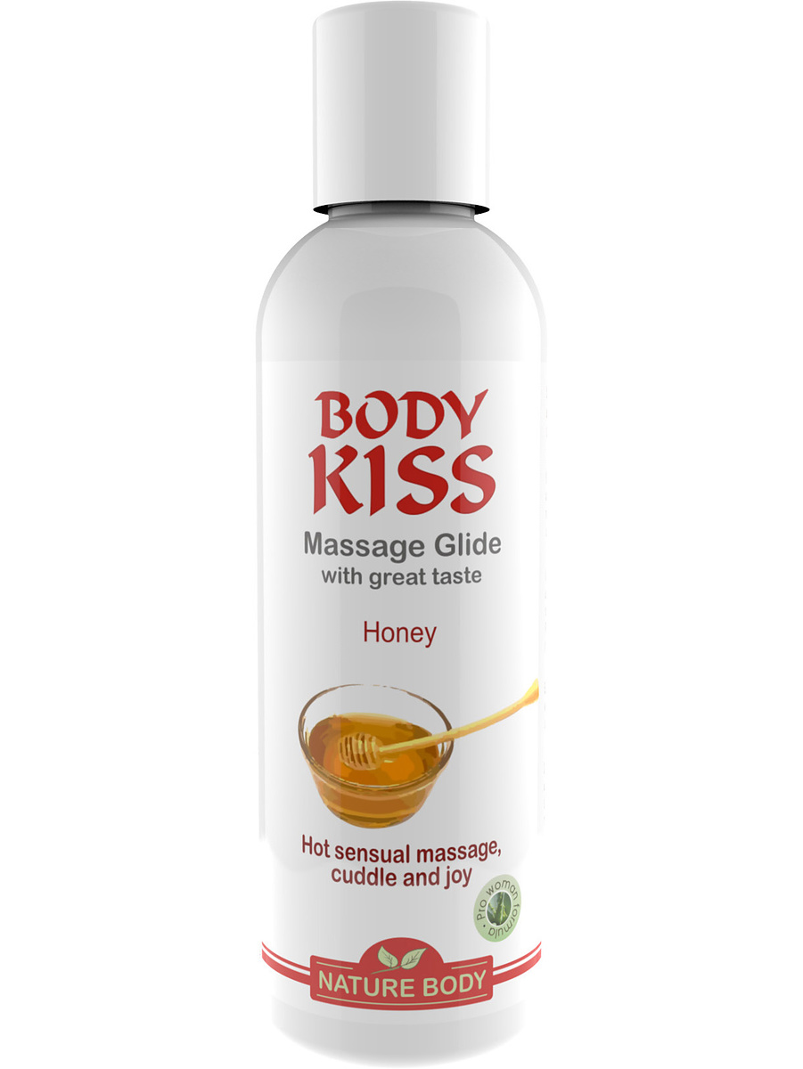 Nature Body White: Body Kiss Massage Glide, Honey, 100 ml |  | Intimast