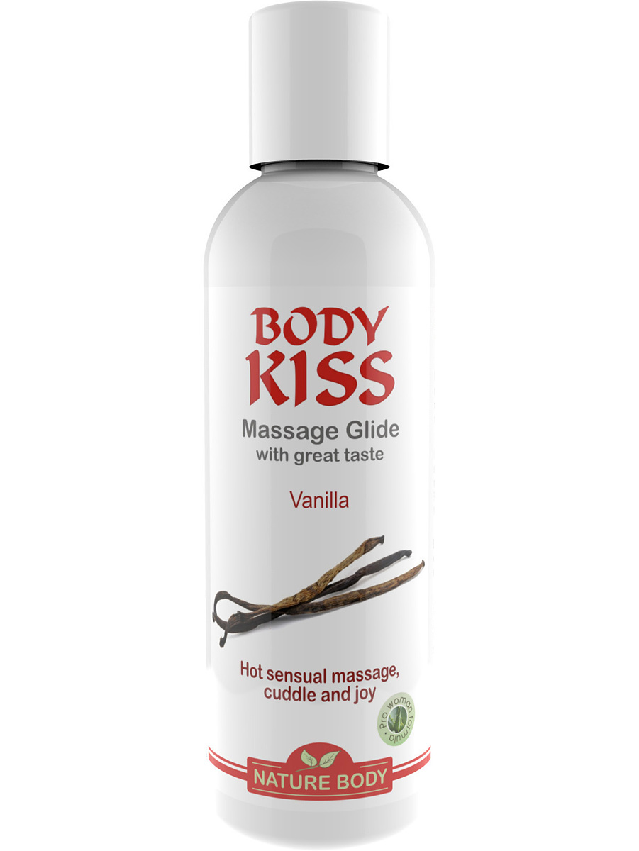 Nature Body White: Body Kiss Massage Glide, Vanilla, 100 ml |  | Intimast
