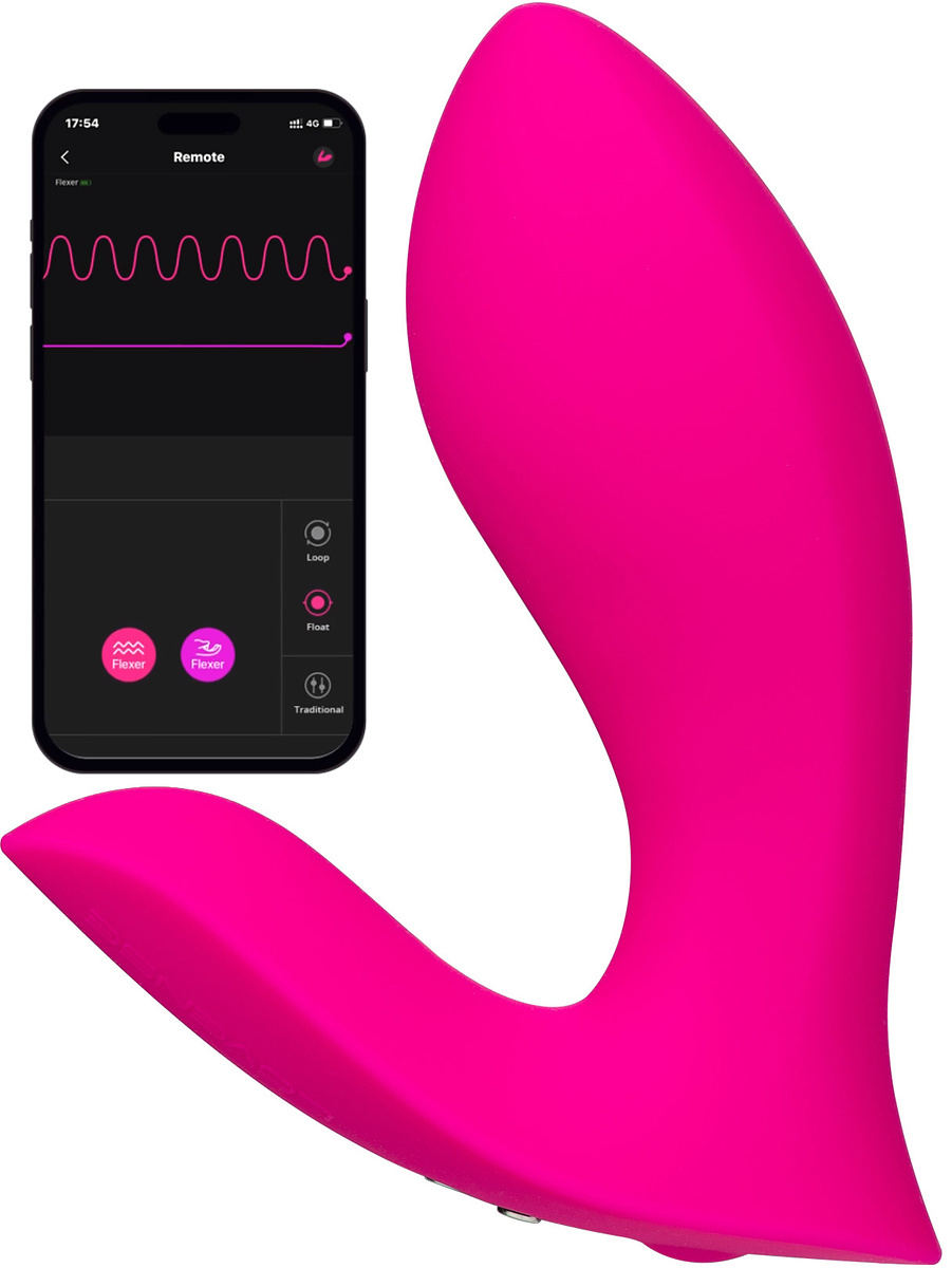 Lovense: Flexer, Bluetooth Insertable Dual Panty Vibrator |  | Intimast