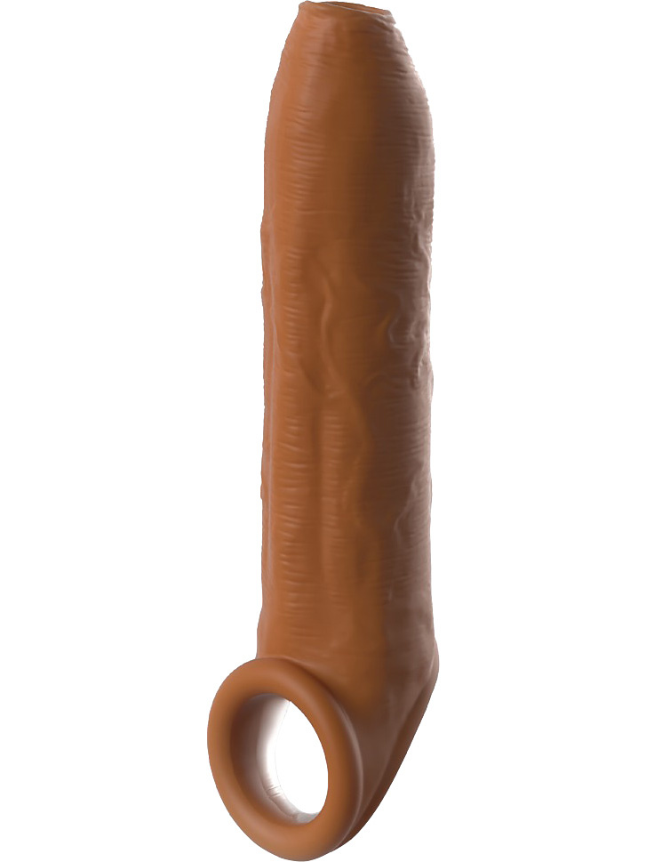 Fantasy X-Tensions Elite: Uncut Enhancer with Strap, ljusbrun |  | Intimast