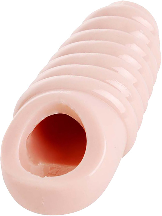 Size Matters: Ribbed Penis Enhancer Sheath |  | Intimast