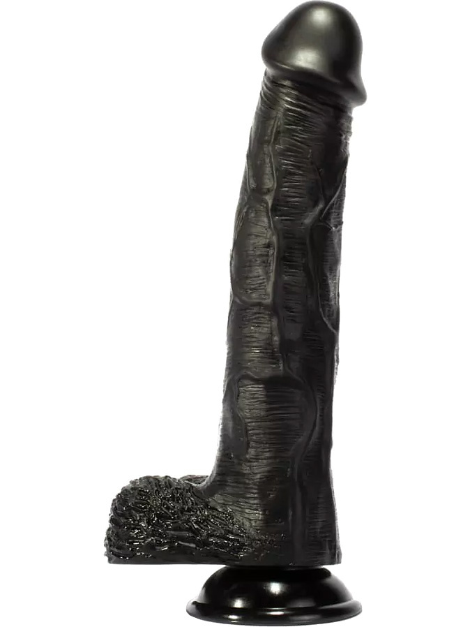 X-Men: Geoff Lifelike Dildo, 30 cm, svart