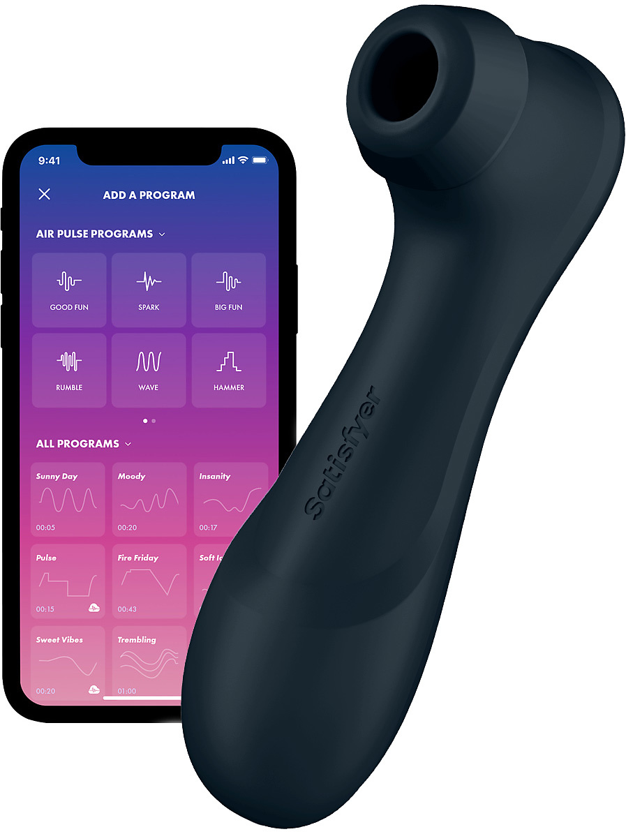 Satisfyer Connect: Pro 2 Generation 3, Double AirPulse Vibrator, svart |  | Intimast