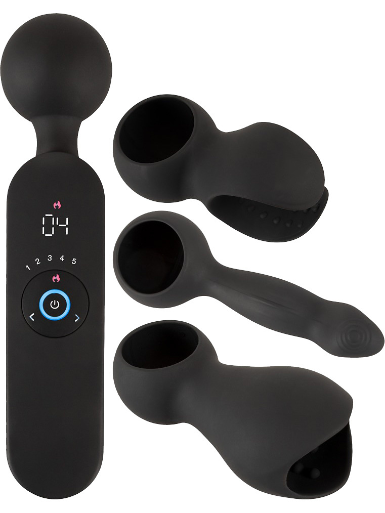 Couples Choice: Wand Vibrator with 3 attachments