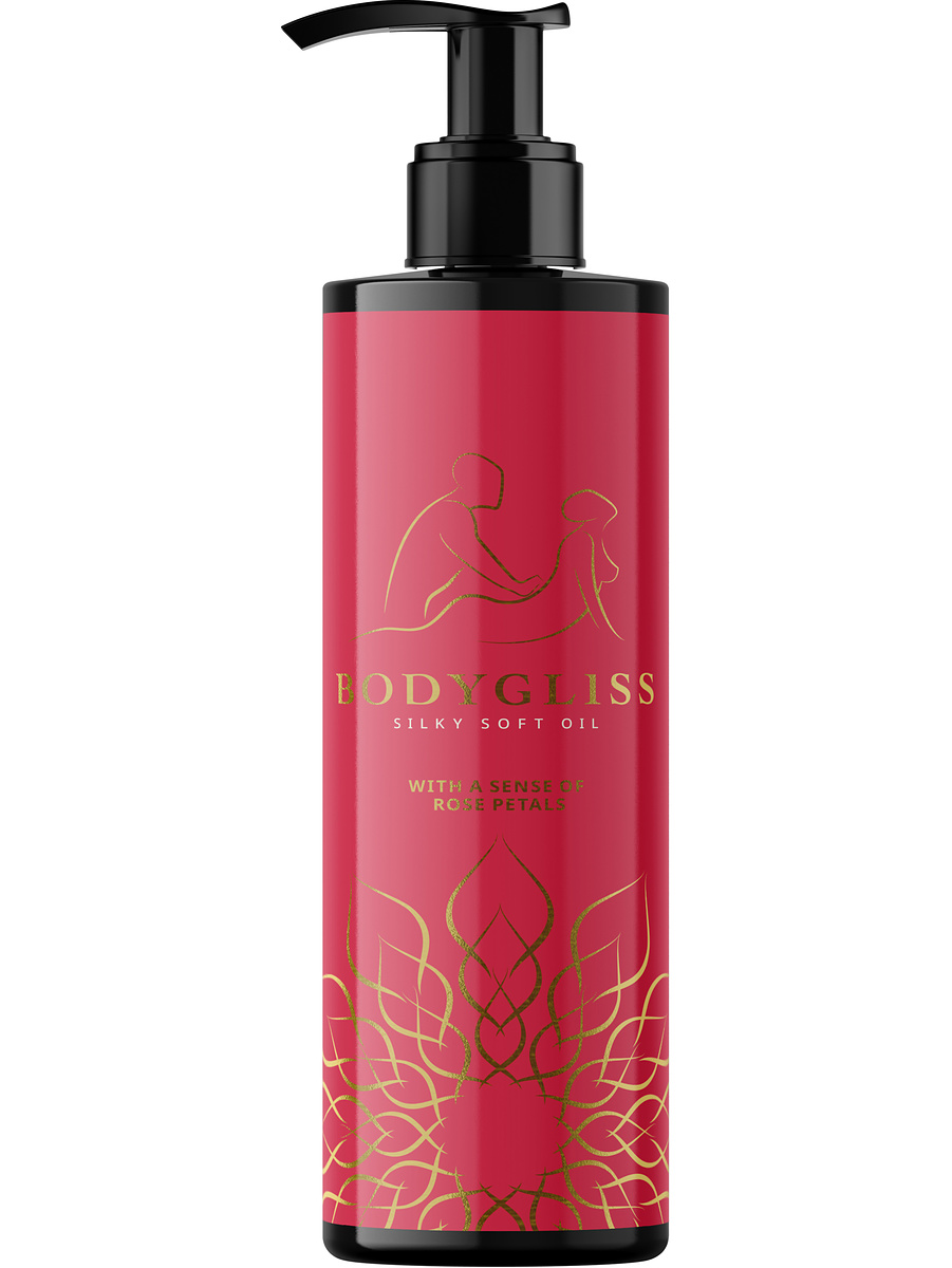 BodyGliss: Massage Oil & Lube, Rose Petals, 150 ml