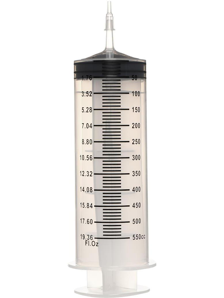 CleanStream: Enema Syringe with Tube (550 ml)