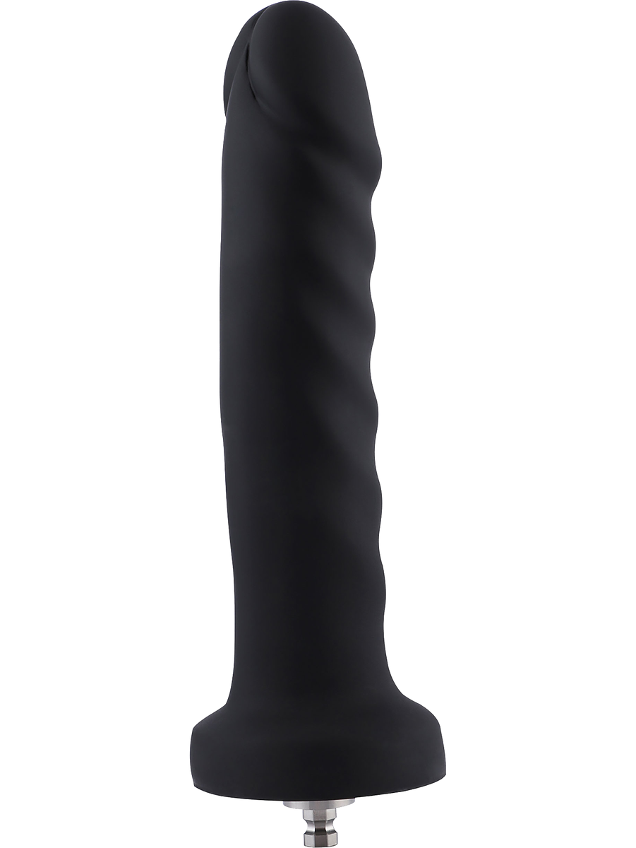 Hismith: KlicLok Silicone Dildo, 19.5 cm, svart |  | Intimast