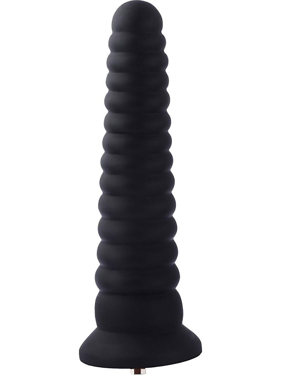 Hismith: KlicLok Ribbed Silicone Anal Dildo, 25 cm |  | Intimast