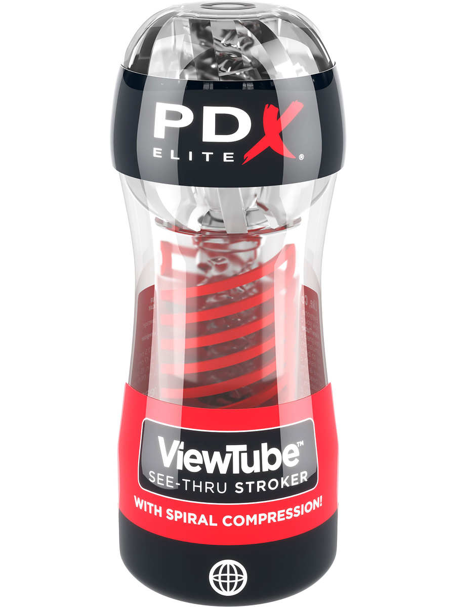 Pipedream PDX Elite: Viewtube 2, See-Thru Stroker