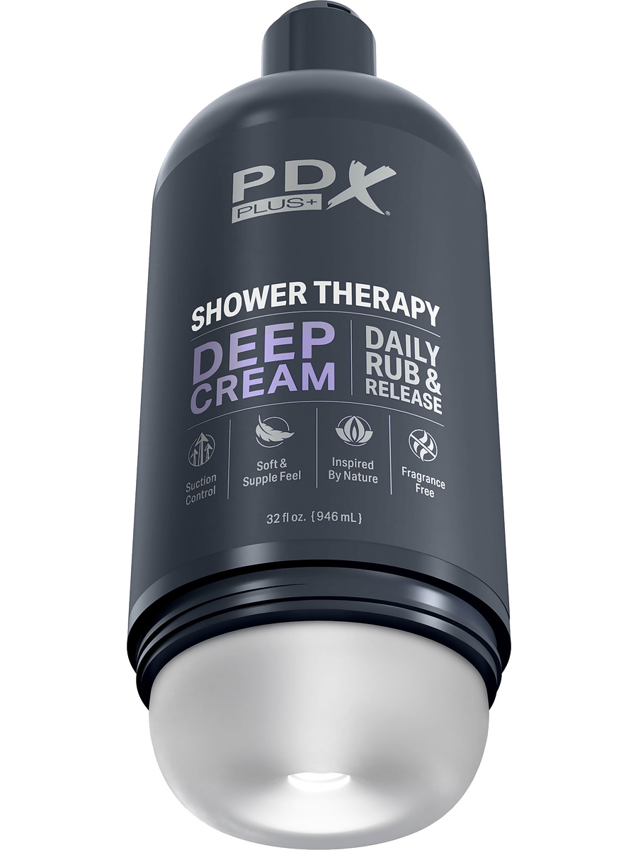 Pipedream PDX Plus: Shower Therapy Stroker, Deep Cream |  | Intimast